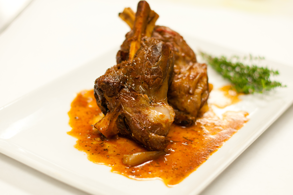 Slow Roasted Lamb Shank