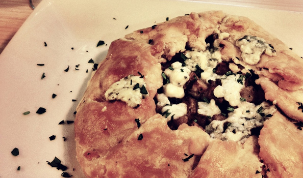Butternut Squash and Caramelized Onion Tart