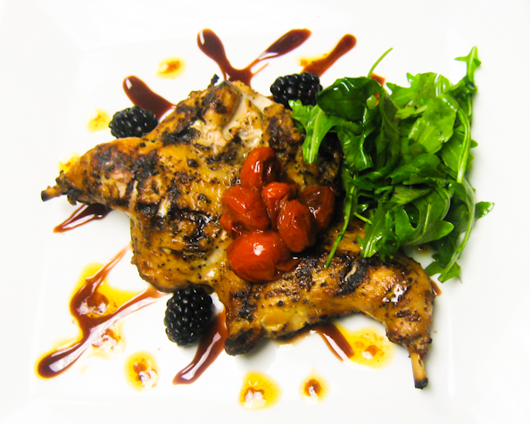 Moroccan “Spatchcocked” Game Hen