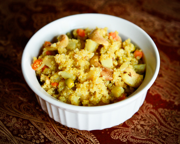 Quinoa Cashew Pilaf