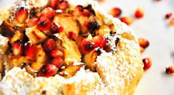 apple pomegranate tart