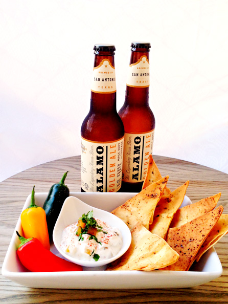 Grilled Pineapple Lebne Dip
